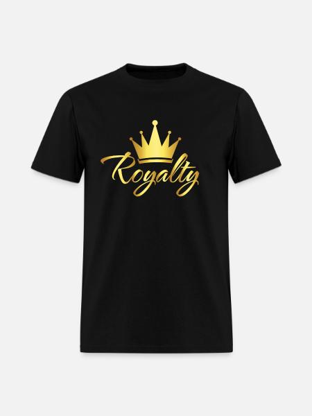 Royalty (Gold) - Men's T-Shirt - black