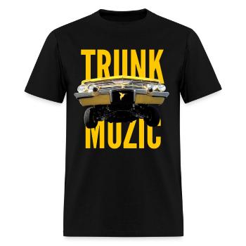 TRUNK MUZIC - Men's T-Shirt - black - Front - Jose (178cm)