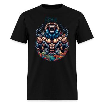 Rage - Men's T-Shirt - black - Front - Jose (178cm)
