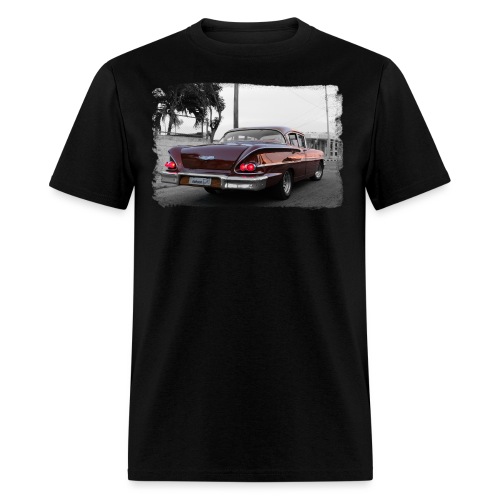wine red car - Men's T-Shirt