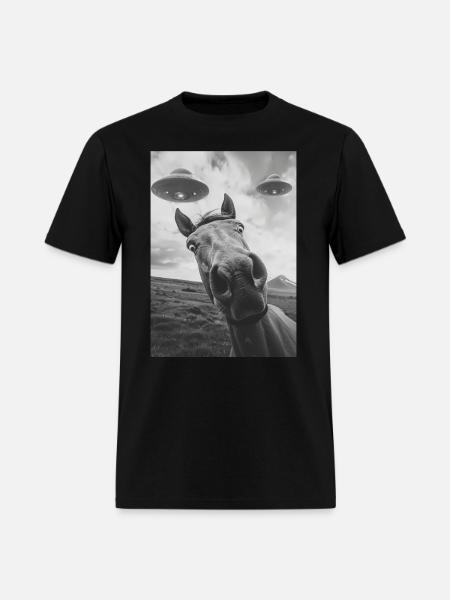 Horse - Men's T-Shirt - black