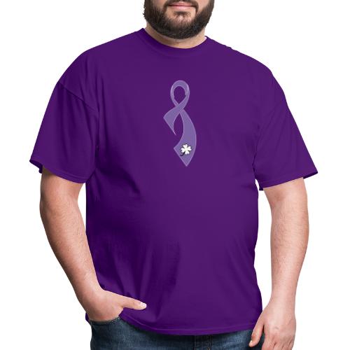 TB Cancer Awareness Ribbon - Men's T-Shirt