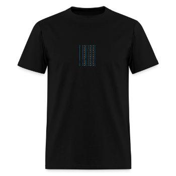 Swimming pool with shark - Men's T-Shirt - black - Front - Jose (178cm)