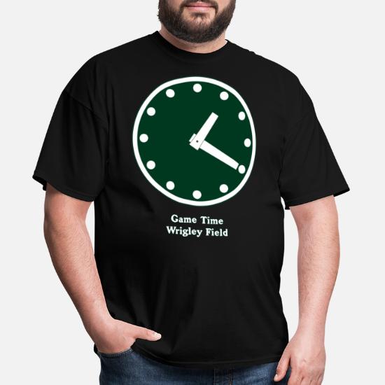 wrigley field clock t shirt