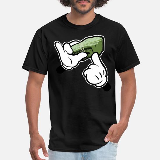 Fat Stack of Cash Cartoon Hands' Men's T-Shirt | Spreadshirt