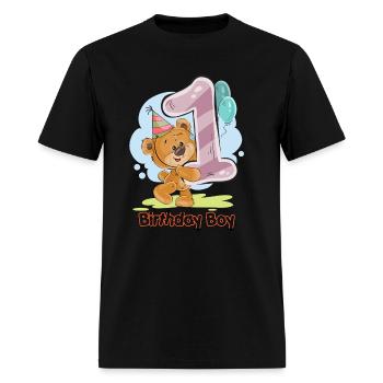 1st Birthday Boy - Men's T-Shirt - black - Front - Jose (178cm)