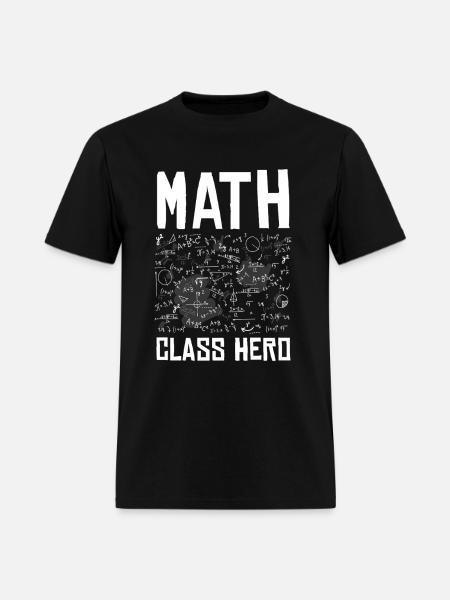 Math Class Hero - Men's T-Shirt - black