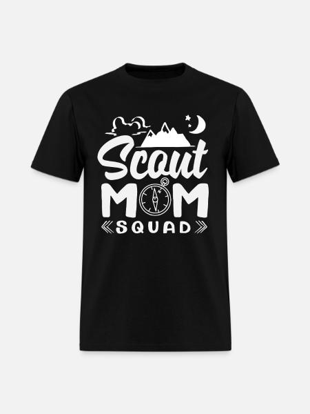Proud Mother Scout Scouting Mom Squad - Men's T-Shirt - black