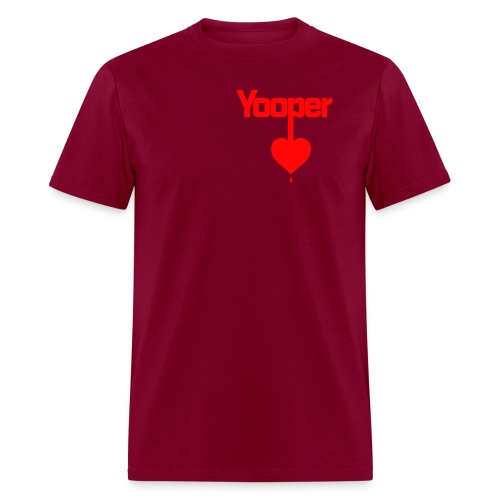 yooper heart [thick] - Men's T-Shirt