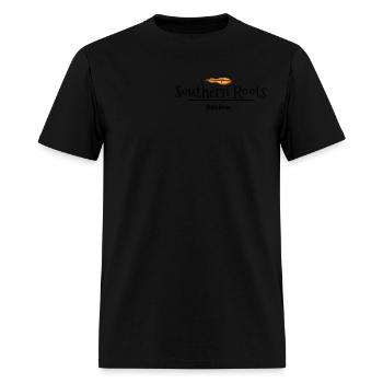 southern roots left buisness - Men's T-Shirt - black - Front - Jose (178cm)