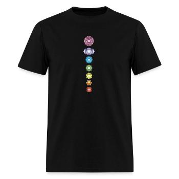 seven chakras - Men's T-Shirt - black - Front - Jose (178cm)