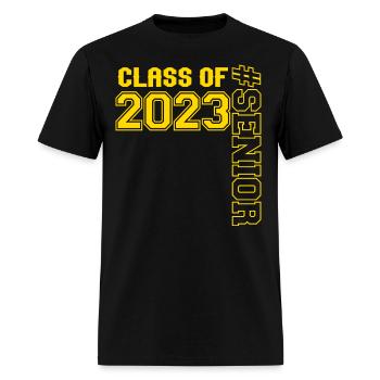 SENIOR CLASS OF 2023 SENIOR SWAG - 23 SENIOR GIFTS - Men's T-Shirt - black - Front - Jose (178cm)