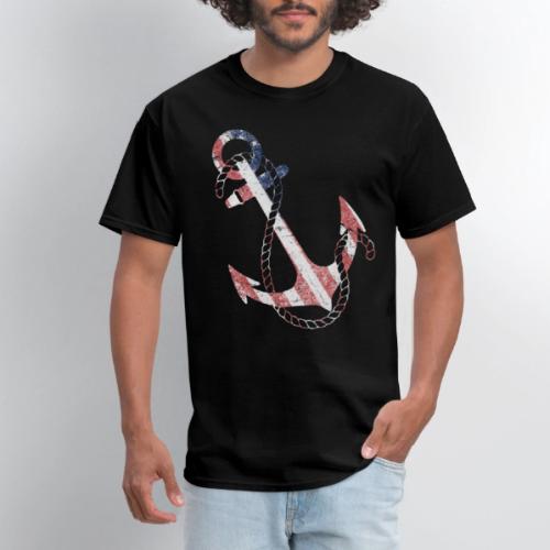 Patriotic American Flag Anchor