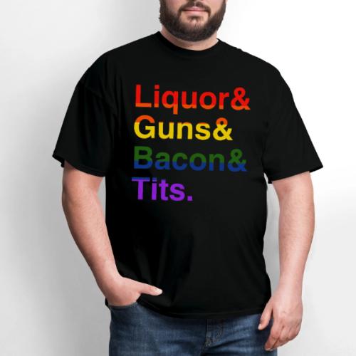 LGBT Liquor Bacon Guns Tits