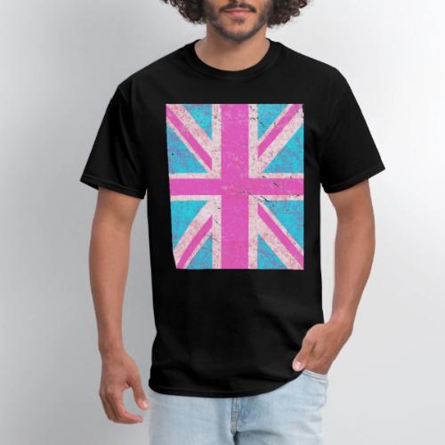 Pink Retro Union Jack Flag