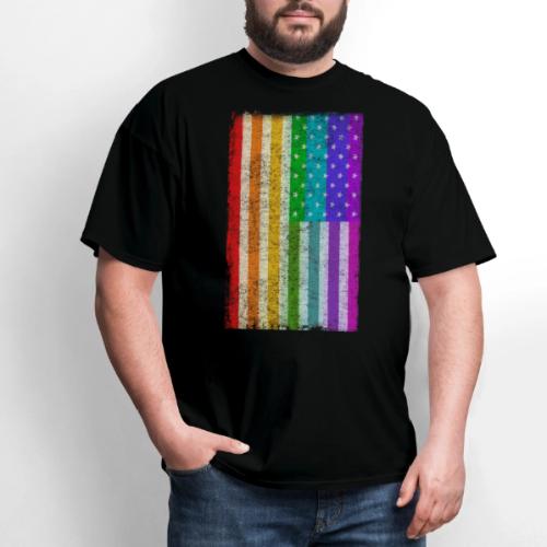 Rainbow Us Flag