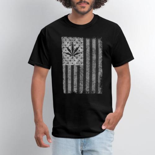 Weed Leaf American Flag US