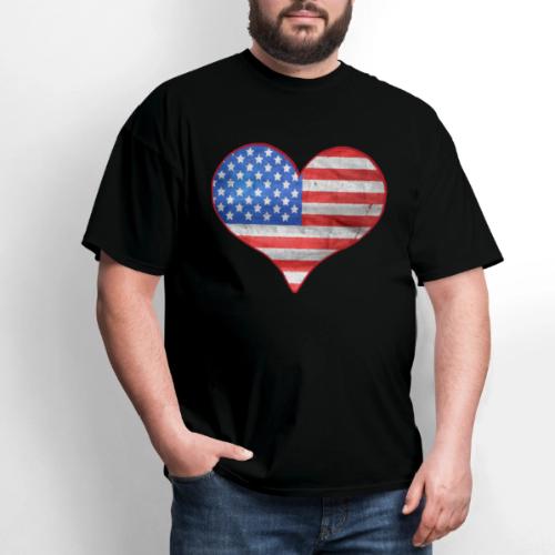 American Flag Heart