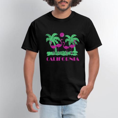 Retro California Pink Flamingos