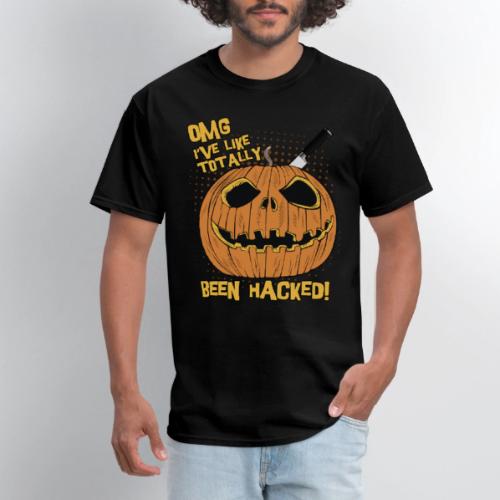OMG I've Been Hacked Funny Halloween Pumpkin