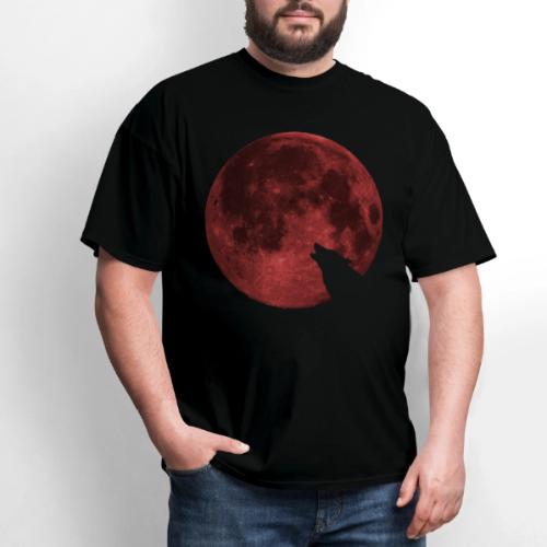 Wolf Howling Blood Moon