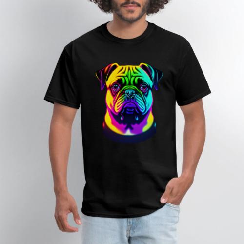 Colorful Rainbow Pug