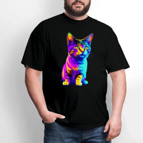 Colorful Rainbow Kitten