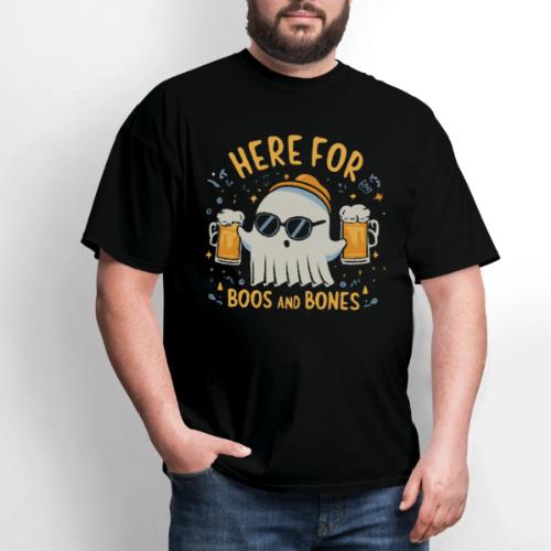Here For Boos and Bones Halloween