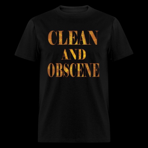 Clean and Obscene words3 - Men's T-Shirt