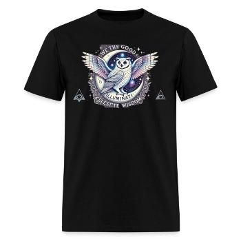 Celestial Wisdom - We the Good Illuminati - Men's T-Shirt - black - Front - Jose (178cm)