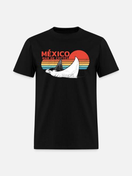 Mexico Manta Ray - Men's T-Shirt - black