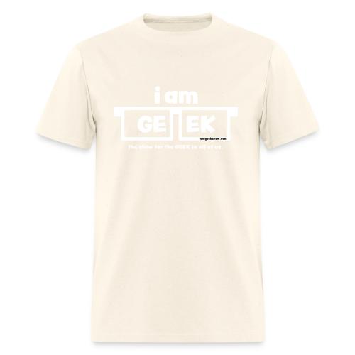 iamGEEK classic White - Men's T-Shirt