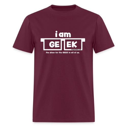 iamGEEK classic White - Men's T-Shirt