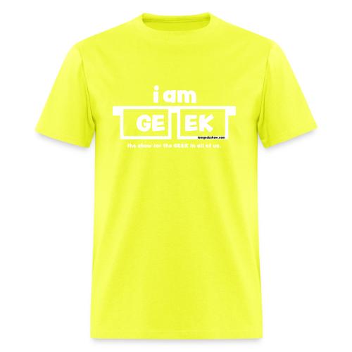 iamGEEK classic White - Men's T-Shirt