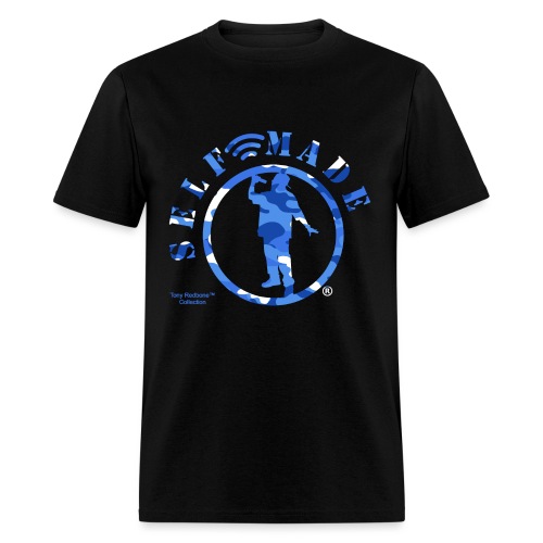 Self Made Collection (blue white camo) - Men's T-Shirt