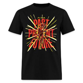 The Flash Past, Present Future - Men's T-Shirt - black - Front - Jose (178cm)
