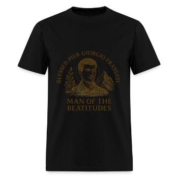 Man of the Beattitudes - Men's T-Shirt - black - Front - Jose (178cm)