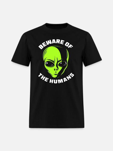 Alien Face - Men's T-Shirt - black