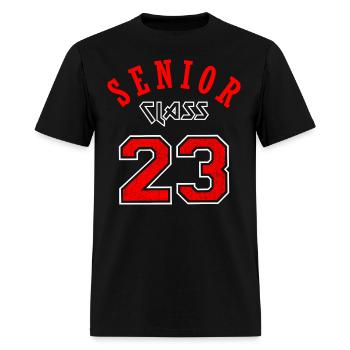 SENIOR CLASS OF 2023 SENIOR SWAG - 23 SENIOR GIFTS - Men's T-Shirt - black - Front - Jose (178cm)