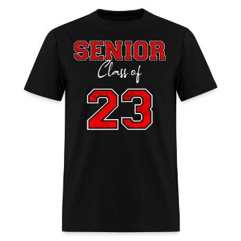 SENIOR CLASS OF 2023 SENIOR SWAG - 23 SENIOR GIFTS - Men's T-Shirt - black - Front - Jose (178cm)