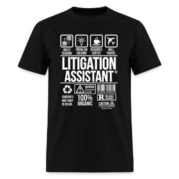 Laboratory Assistant | #TSM - Men's T-Shirt - black - Front - Jose (178cm)