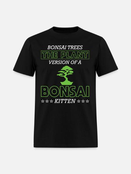 Bonsai Tree - Men's T-Shirt - black