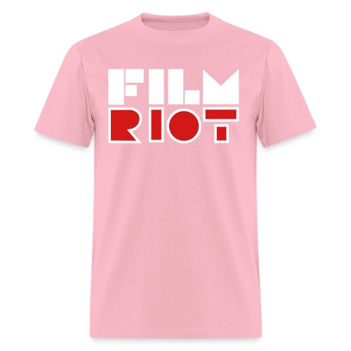 vertical FilmRiot logo space solid - Men's T-Shirt