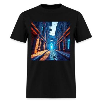 Imagination city - Men's T-Shirt - black - Front - Jose (178cm)