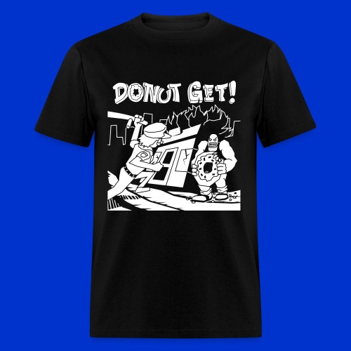 donutget blackwhite shirt - Men's T-Shirt