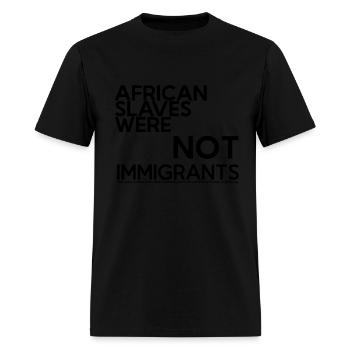 NOT-IMMIGRANTS - Men's T-Shirt - black - Front - Jose (178cm)