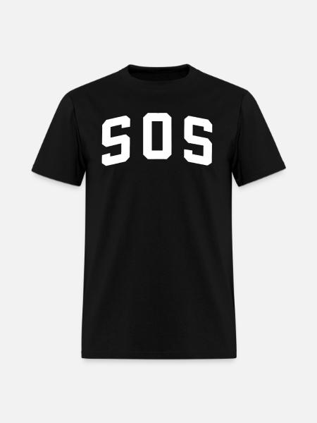 Sza Sos Merch - Men's T-Shirt - black