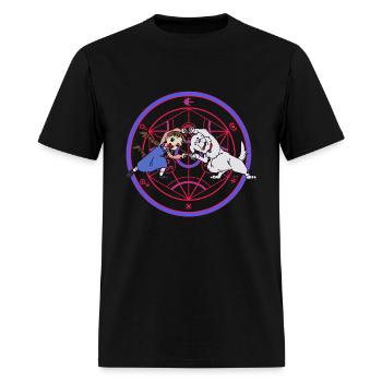 Fullmetal Fusion Ha - T-shirt Homme - noir - Devant - Jose (178cm)