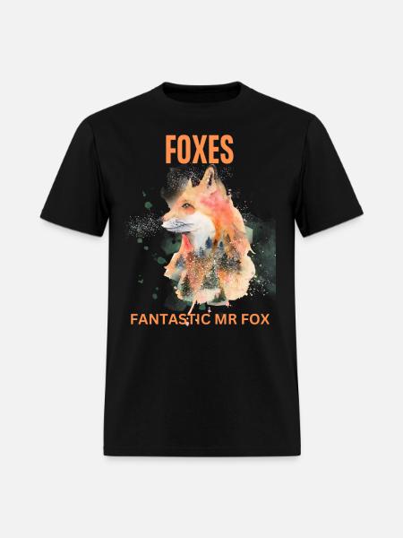 Foxes Fantastic MR Fox - Men's T-Shirt - black