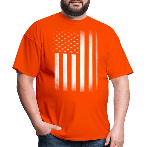 US Flag Distressed - Men's T-Shirt
